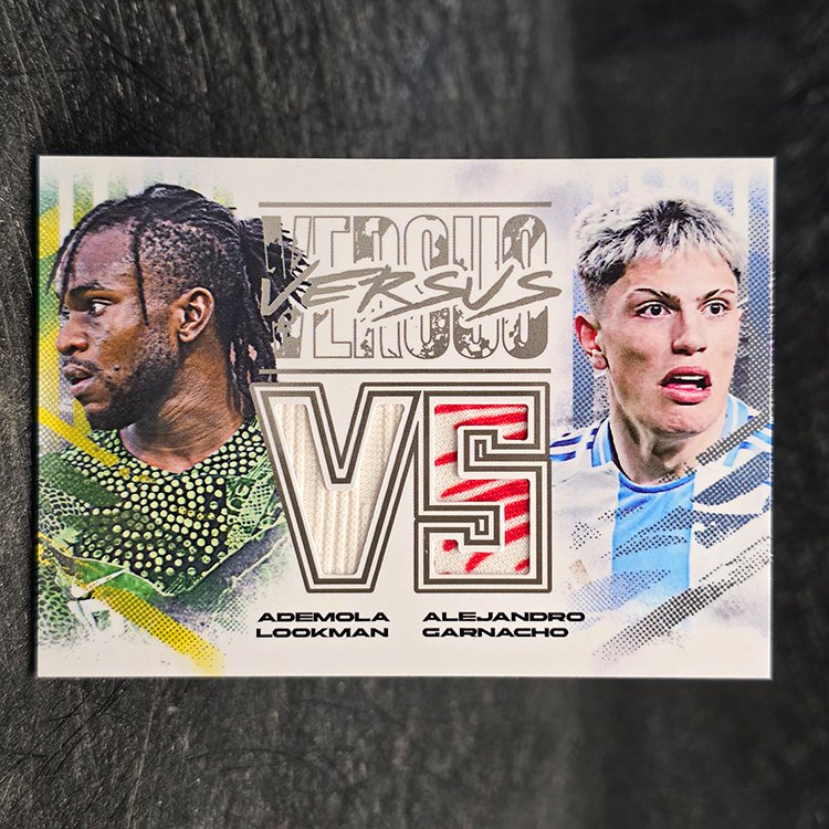 Futera FX 2026 - Versus - Ademola Lookman/Alejandro Garnacho, Nigeria, Argentina /09 #VS01