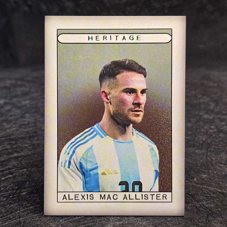 Futera Unique 2024 - Heritage - Alexis Mac Allister, Argentina /24 #HG046