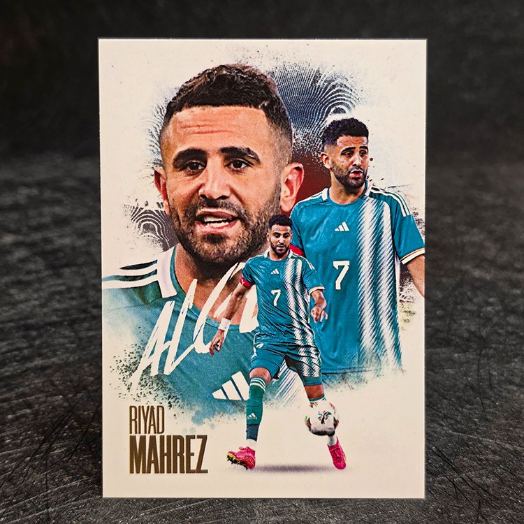 Futera FX 2025 - Riyad Mahrez, Algeria #FXB138