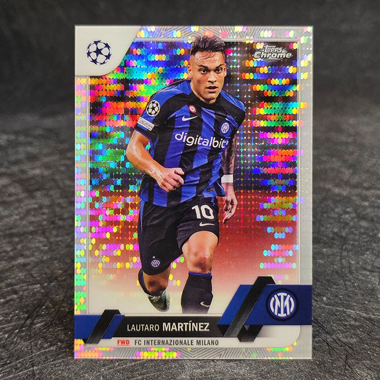 Topps Chrome UEFA 2022-23 - Pulsar - Lautaro Martinez, Inter #97