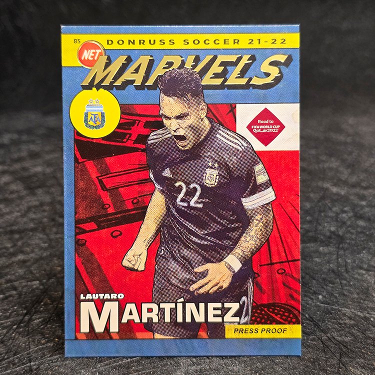 Panini Donruss Soccer 2021-22 - Net Marvels - Lautaro Martinez, Inter #1
