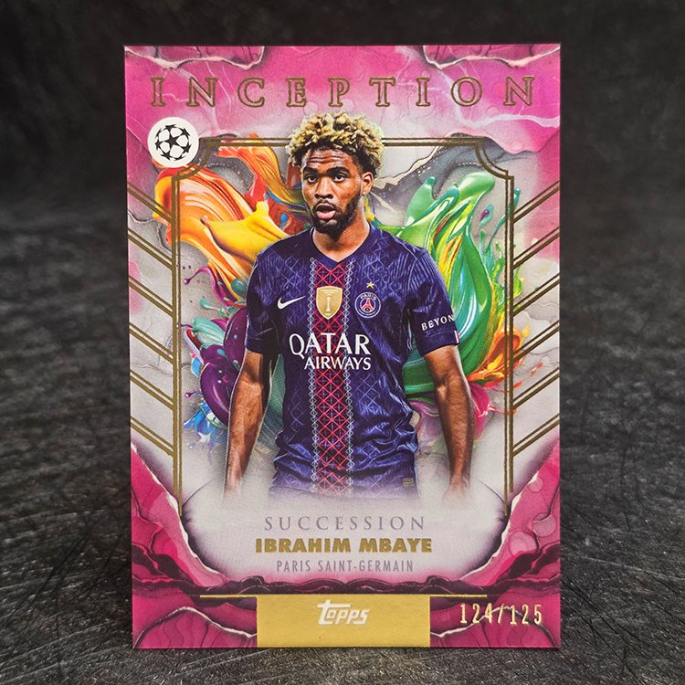 Topps Inception 2026 - Succession - Ibrahim Mbaye, Paris St Germain /125 #23