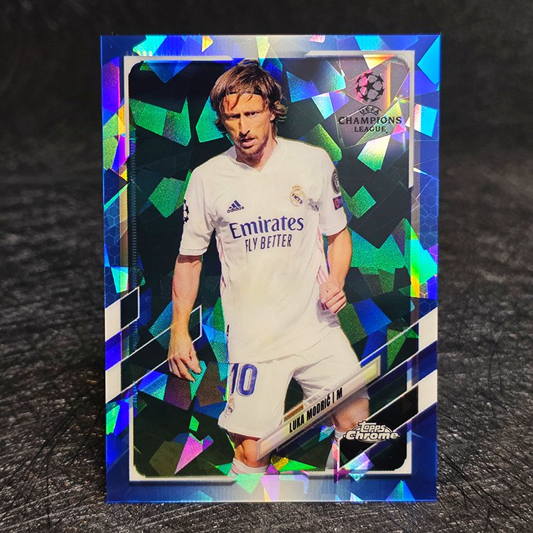 Topps Chrome UEFA 2020-21 - Blue - Luka Modric, Real Madrid #75