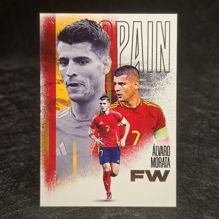 Futera FX 2026 - Alvaro Morata, Spain #FXB136
