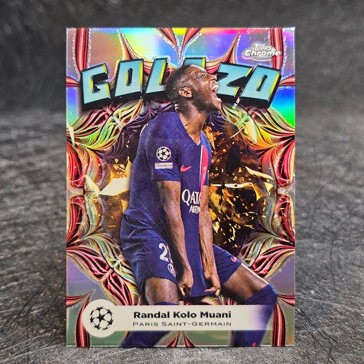 Topps Chrome UCC 2023-24 - Golazo - Randal Kolo Muani, Paris St Germain #GL-14