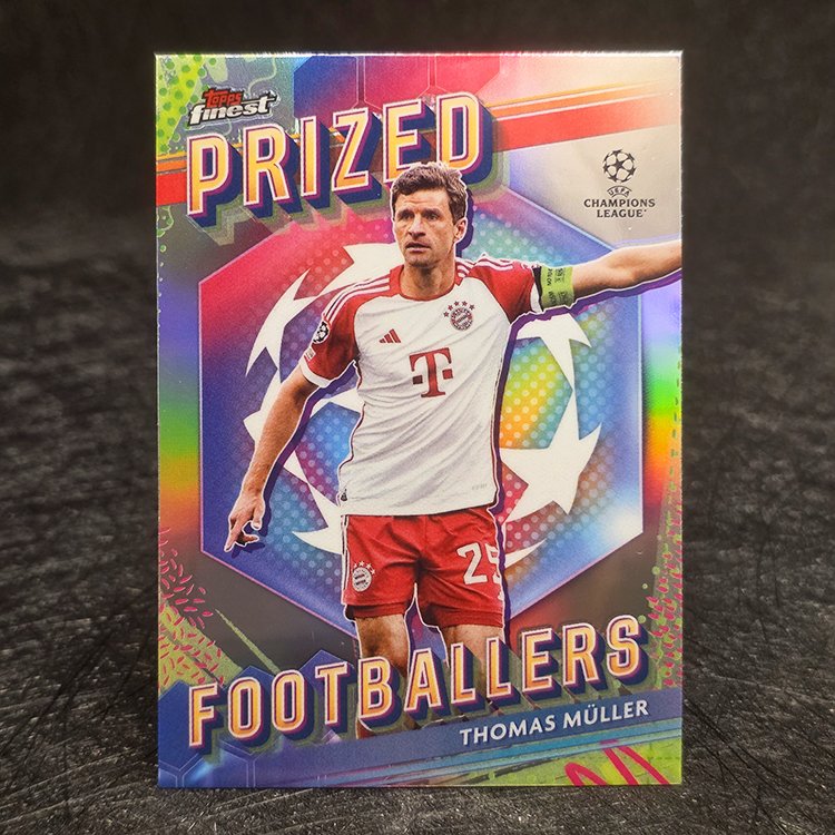 Topps Finest UCC 2023-24 - Prized Footballers - Thomas Muller, Bayern Munchen #PF-9