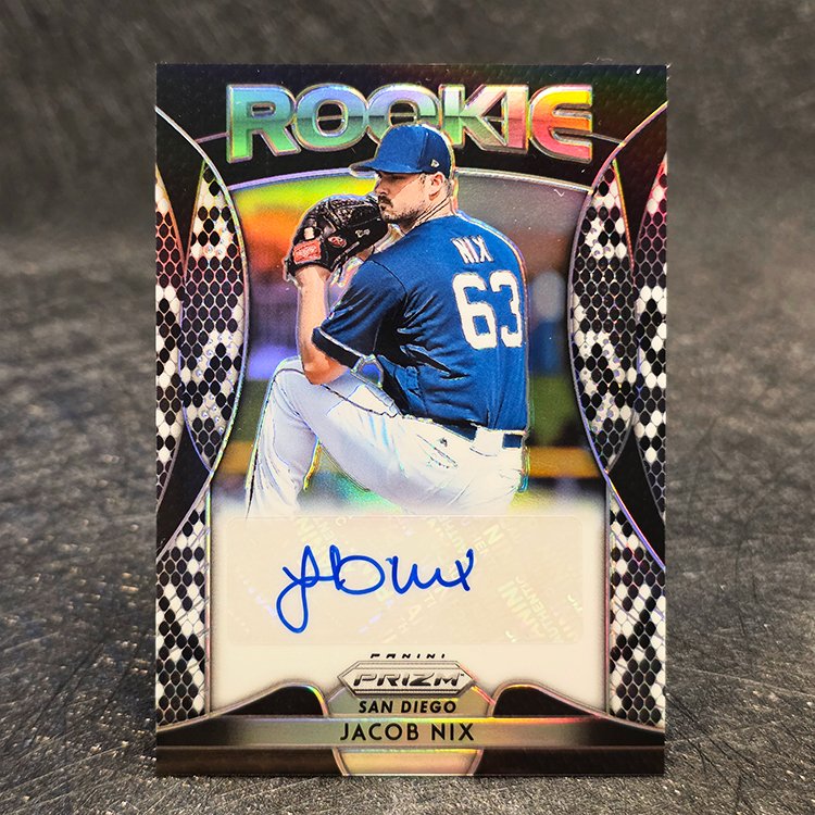 Panini Prizm 2023 - Rookie Auto - Jacob Nix, San Diego Padres /50 #RA-JN
