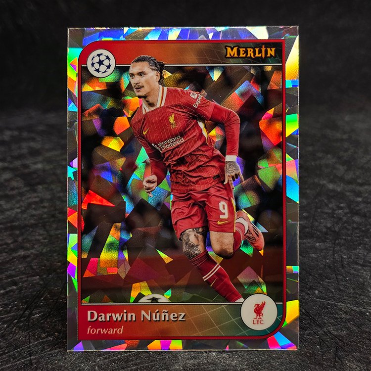 Topps Merlin UCC 2024-25 - Cracked Ice - Darwin Nunez, Liverpool #118