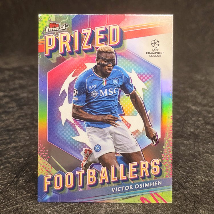 Topps Finest UCC 2023-24 - Prized Footballers - Victor Osimhen, Napoli #PF-16