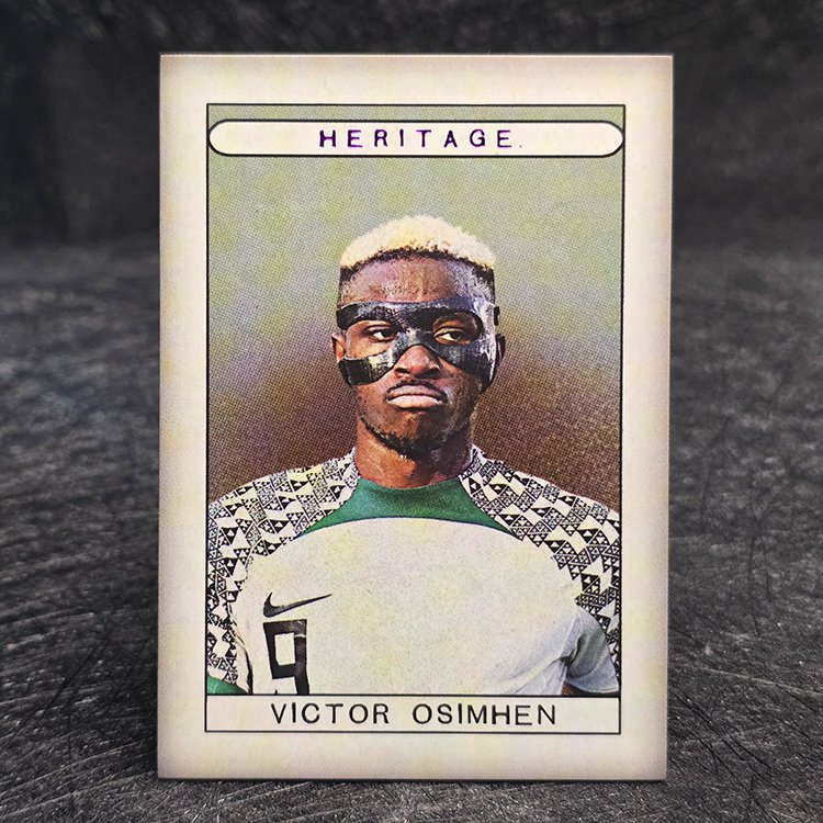 Futera Unique 2024 - Heritage - Victor Osimhen, Nigeria /29 #HG083