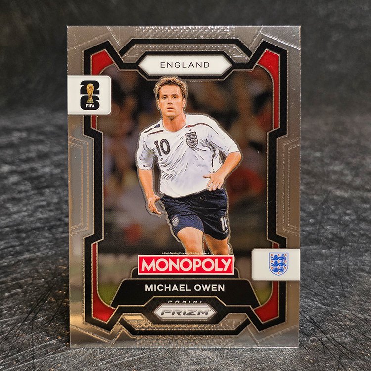 Panini Prizm Monopoly 2026 - FIFA World Cup - Michael Owen, England #26