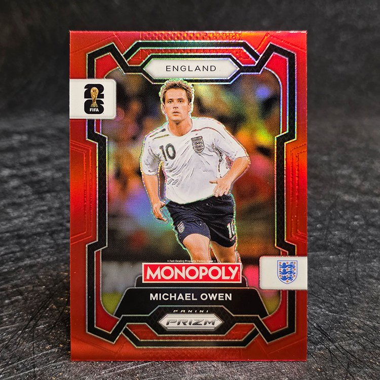 Panini Prizm Monopoly 2026 - FIFA World Cup - Red - Michael Owen, England #26