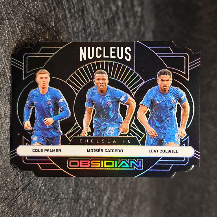 Panini Obsidian 2024-25 - Nucleus - Cole Palmer, Moises Caicedo, Levi Colwill, Chelsea /120 #16