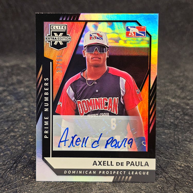 Panini Elite Extra Edition 2021 - Prime Numbers - Axell de Paula /61 #171