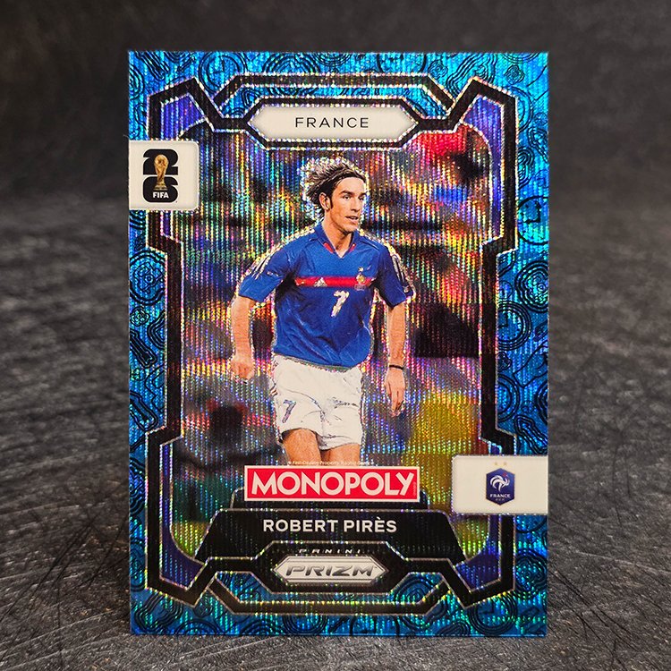 Panini Prizm Monopoly 2026 - FIFA World Cup - Blue Wave - Robert Pires, France #10