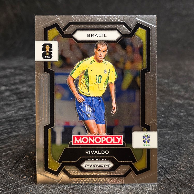Panini Prizm Monopoly 2026 - FIFA World Cup - Rivaldo, Brazil #21