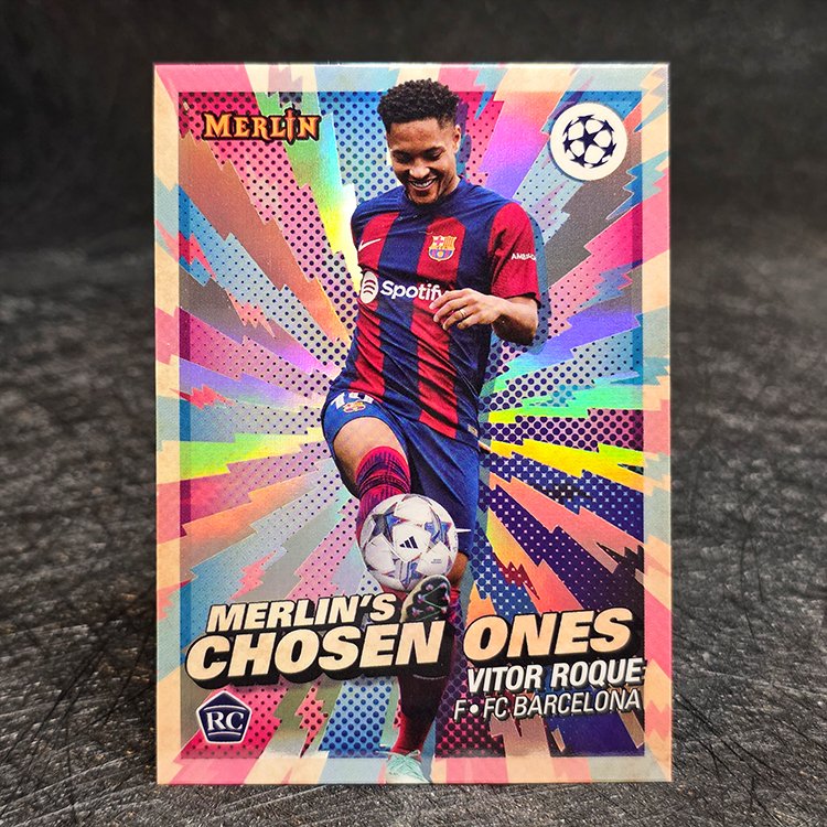 Topps Merlin UEFA 2023-24 - Chosen Ones - Vitor Roque, Barcelona #MC14