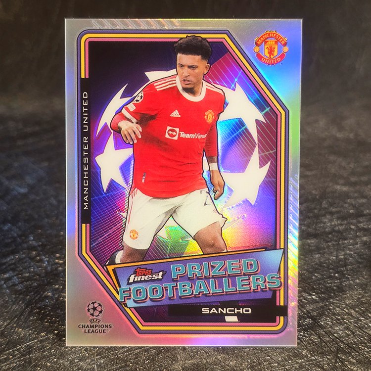 Topps Finest UEFA CL 2021-22 - Prized Footballers - Jadon Sancho, Manchester United #PF-2