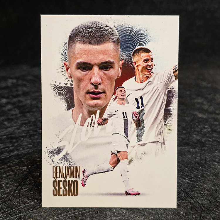 Futera FX 2025 - Benjamin Sesko, Slovenia #FXB154
