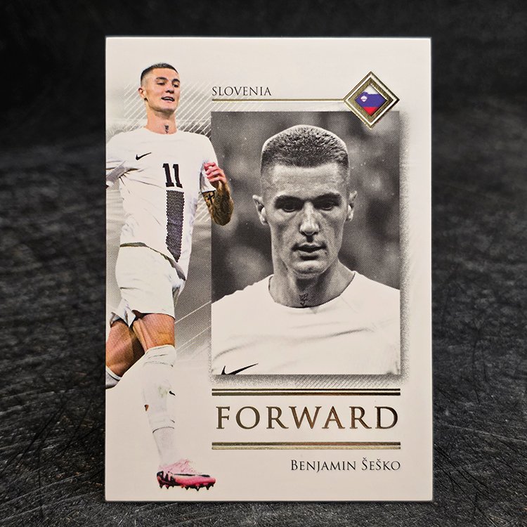 Futera Unique 2025 - Forward - Benjamin Sesko, Slovenia #087