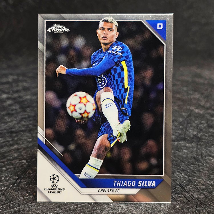 Topps Chrome UEFA 2021-22 - Thiago Silva, Chelsea #5