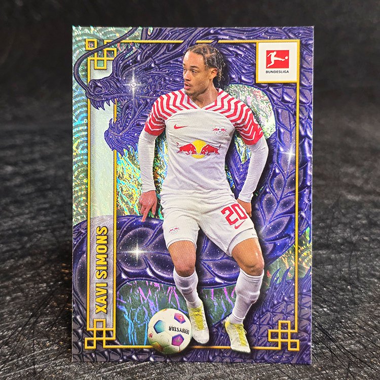 Topps Jade Edition Bundesliga 2023-24 - Dragonheart - Xavi Simons, Leipzig DH-13