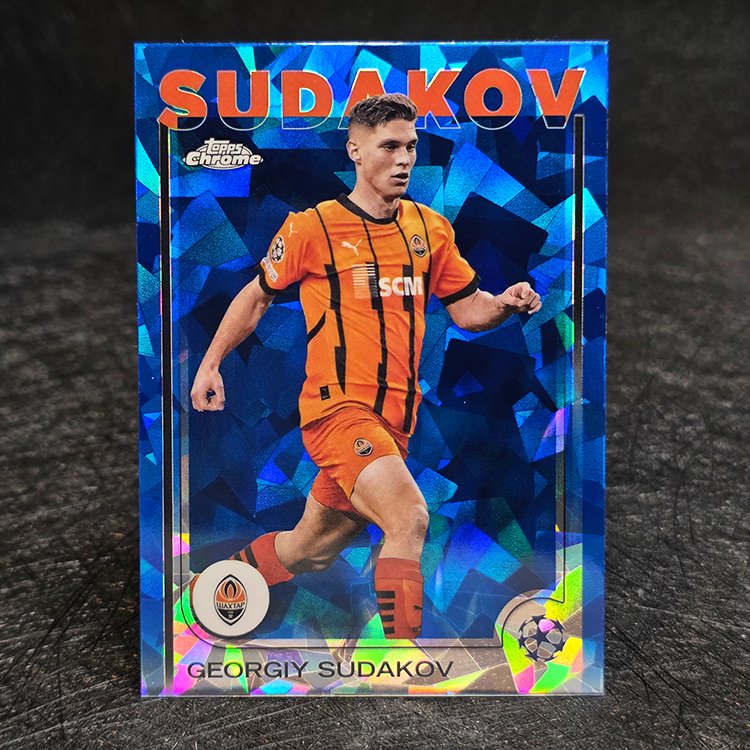 Topps Chrome UEFA 2024-25 - Sapphire - Georgiy Sudakov, Shaktar Donetsk #119