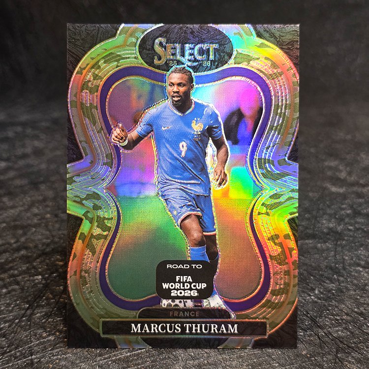 Panini Select Road To Fifa World Cup 2025-26 - Mezzanine, Camo - Marcus Thuram, France /199 #177