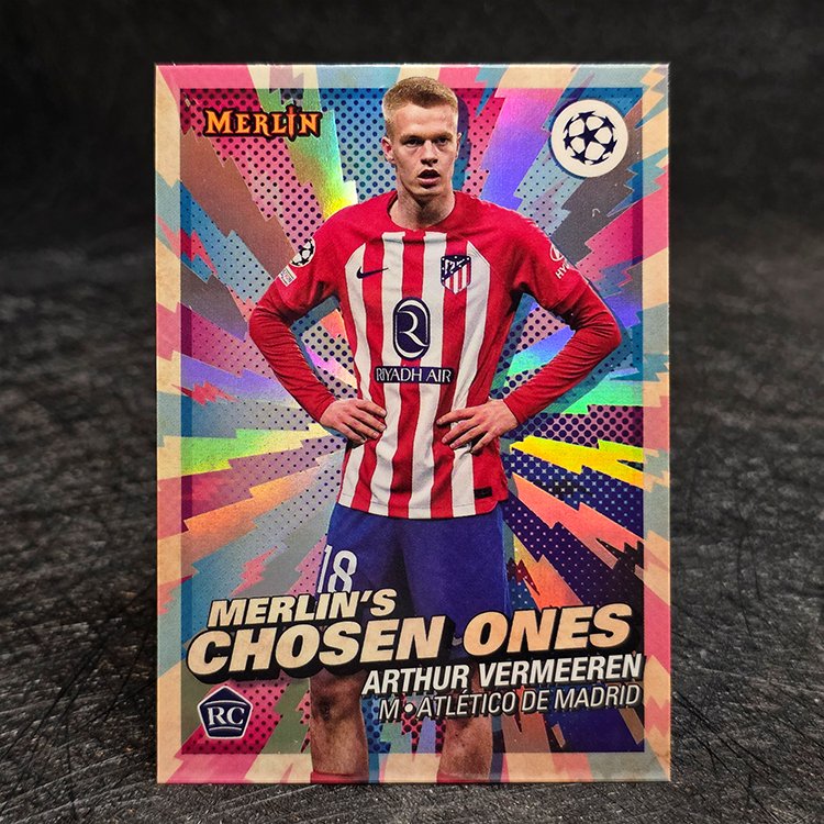 Topps Merlin UEFA 2023-24 - Chosen Ones - Arthur Vermeeren, Atletico Madrid #MC4