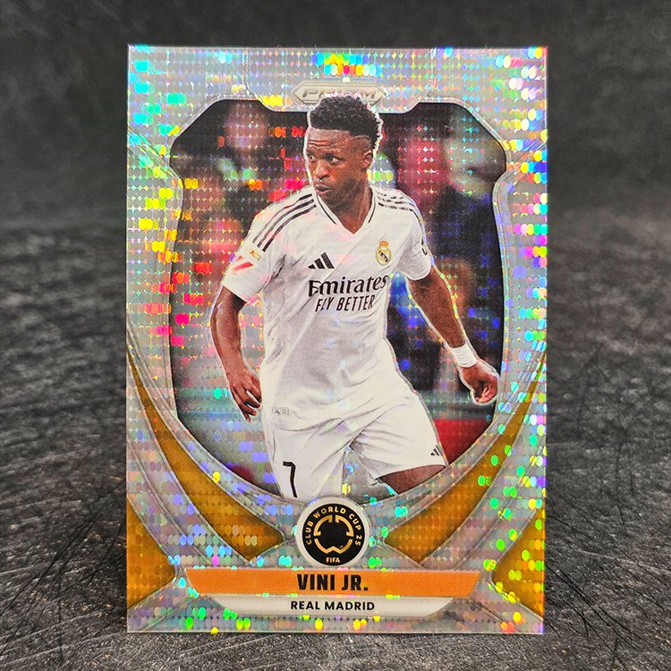 Panini Prizm FIFA Club WC 2025 - Silver Pulsar - Vinicius JR, Real Madrid #167