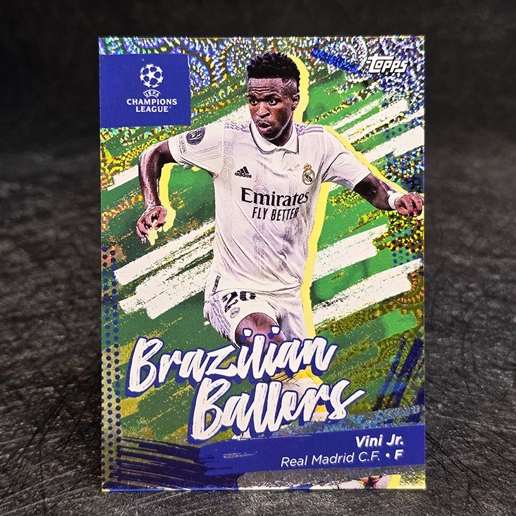 Topps Caranval Edition 2022/23 - Brazilian Ballers - Vini JR, Real Madrid #B-1