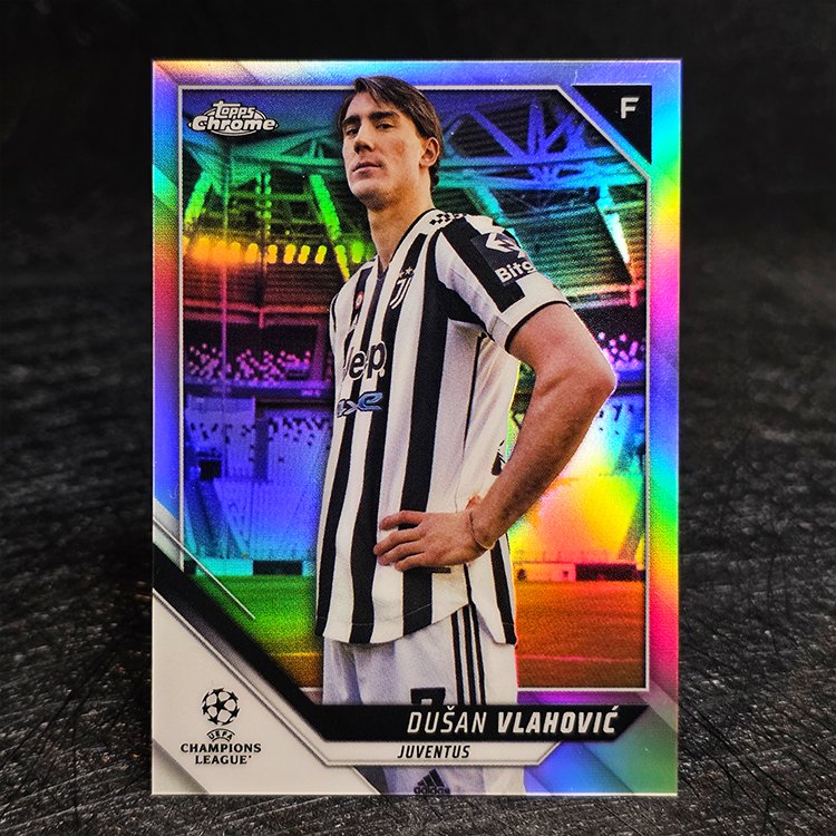Topps Chrome UEFA 2021-22 - Dusan Vlahovic, Juventus #86