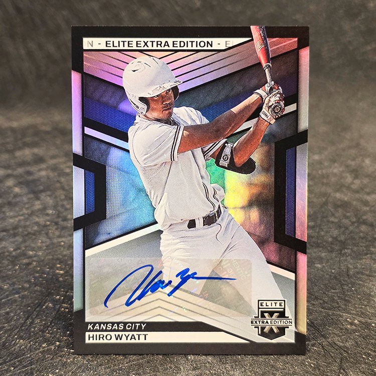 Panini Elite Extra Edition 2023 - Signatures Auto - Hiro Wyatt, Kansas City Royals #143